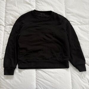 COS Embroidered Cord Crewneck Size Small